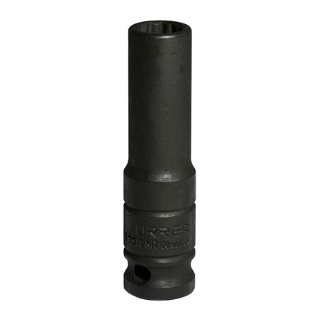 Urrea 1/2" drive 12-point deep impact socket 12MM 7312MT